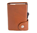 MARALIK - c-secure Classic Italian Leather RFID Wallet Chestnut